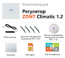 ZONT Climatic 1.2 Погодозависимый автоматический GSM / Wi-Fi регулятор (1 ГВС + 2 прямых/смесительных) с доставкой в Октябрьский